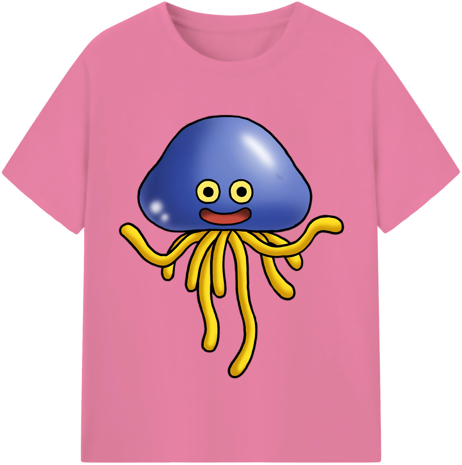 （画像用） ドラゴンクエスト Doragon Kuesuto Dragon Quest 綿100％半袖Tシャツ（フロントプリント）